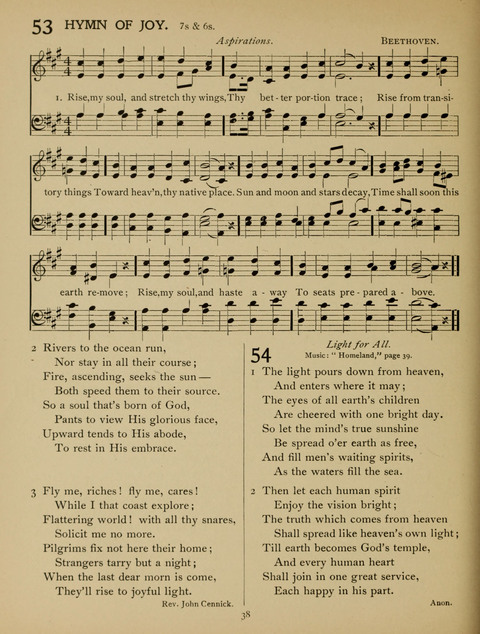 High School Hymnal: a collection of Psalms and Hymns for the use of High Schools and Seminaries page 30