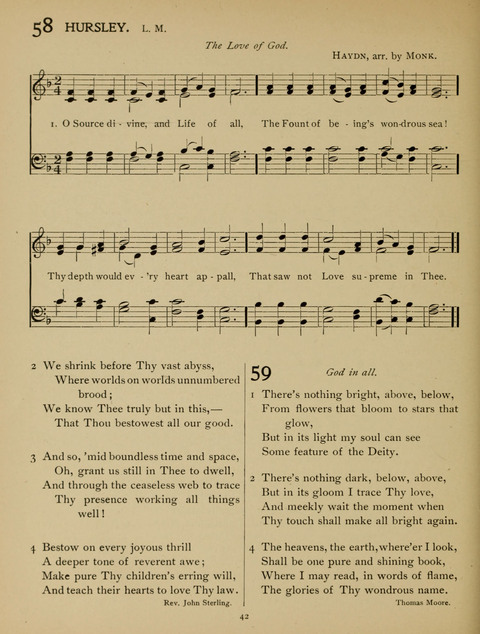 High School Hymnal: a collection of Psalms and Hymns for the use of High Schools and Seminaries page 34