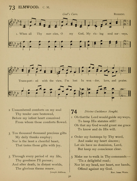 High School Hymnal: a collection of Psalms and Hymns for the use of High Schools and Seminaries page 42
