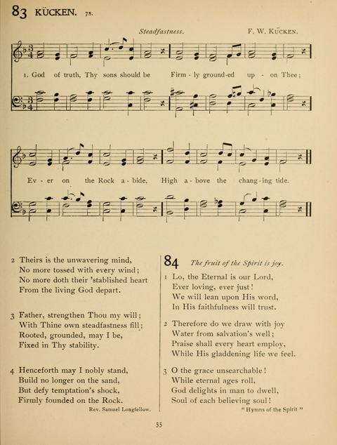 High School Hymnal: a collection of Psalms and Hymns for the use of High Schools and Seminaries page 47
