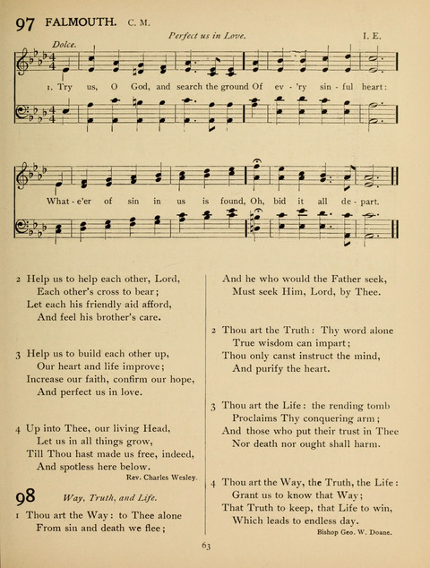 High School Hymnal: a collection of Psalms and Hymns for the use of High Schools and Seminaries page 55