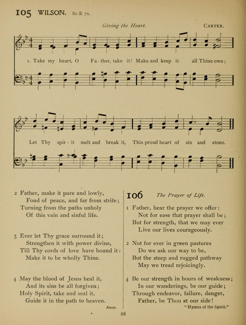 High School Hymnal: a collection of Psalms and Hymns for the use of High Schools and Seminaries page 60