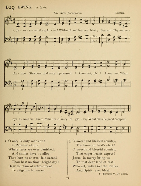 High School Hymnal: a collection of Psalms and Hymns for the use of High Schools and Seminaries page 63
