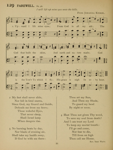 High School Hymnal: a collection of Psalms and Hymns for the use of High Schools and Seminaries page 78