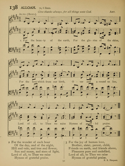 High School Hymnal: a collection of Psalms and Hymns for the use of High Schools and Seminaries page 84