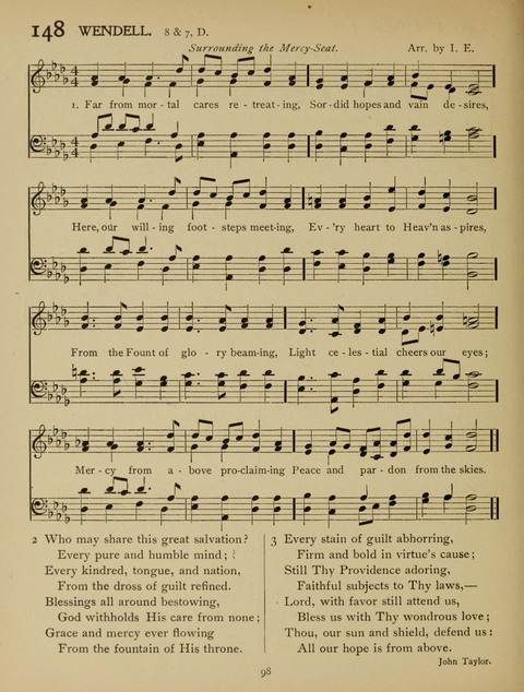 High School Hymnal: a collection of Psalms and Hymns for the use of High Schools and Seminaries page 90