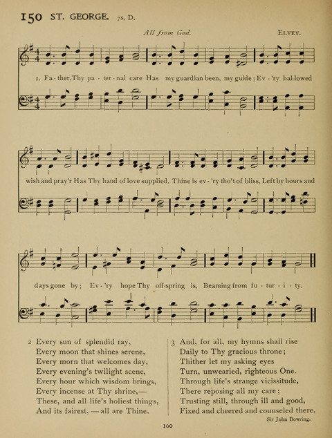 High School Hymnal: a collection of Psalms and Hymns for the use of High Schools and Seminaries page 92