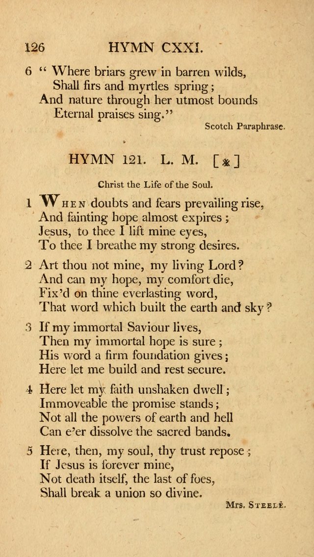 Hymns, Selected from the Most Approved Authors, for the use of Trinity Church, Boston page 127