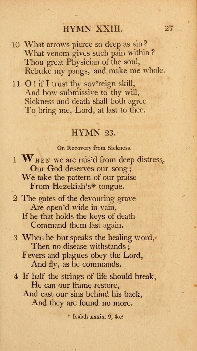 Hymns, Selected from the Most Approved Authors, for the use of Trinity Church, Boston page 28