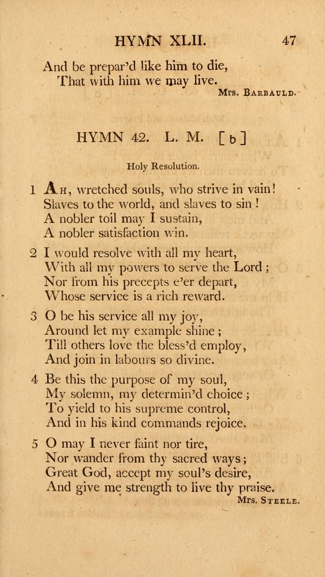 Hymns, Selected from the Most Approved Authors, for the use of Trinity Church, Boston page 48