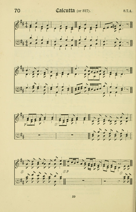 Hymns and Songs: for Mission Services and Conventions, with tunes (Enlarged ed.) page 50