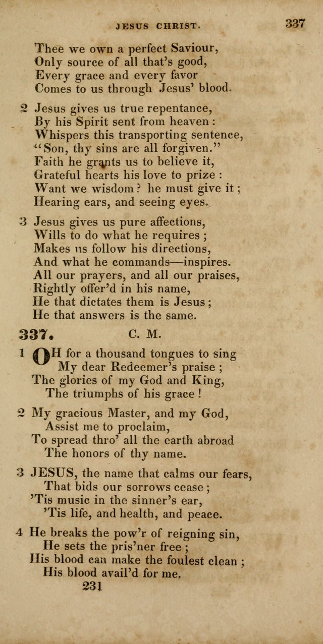 Hymns, Selected and Original, for Public and Private Worship page 231