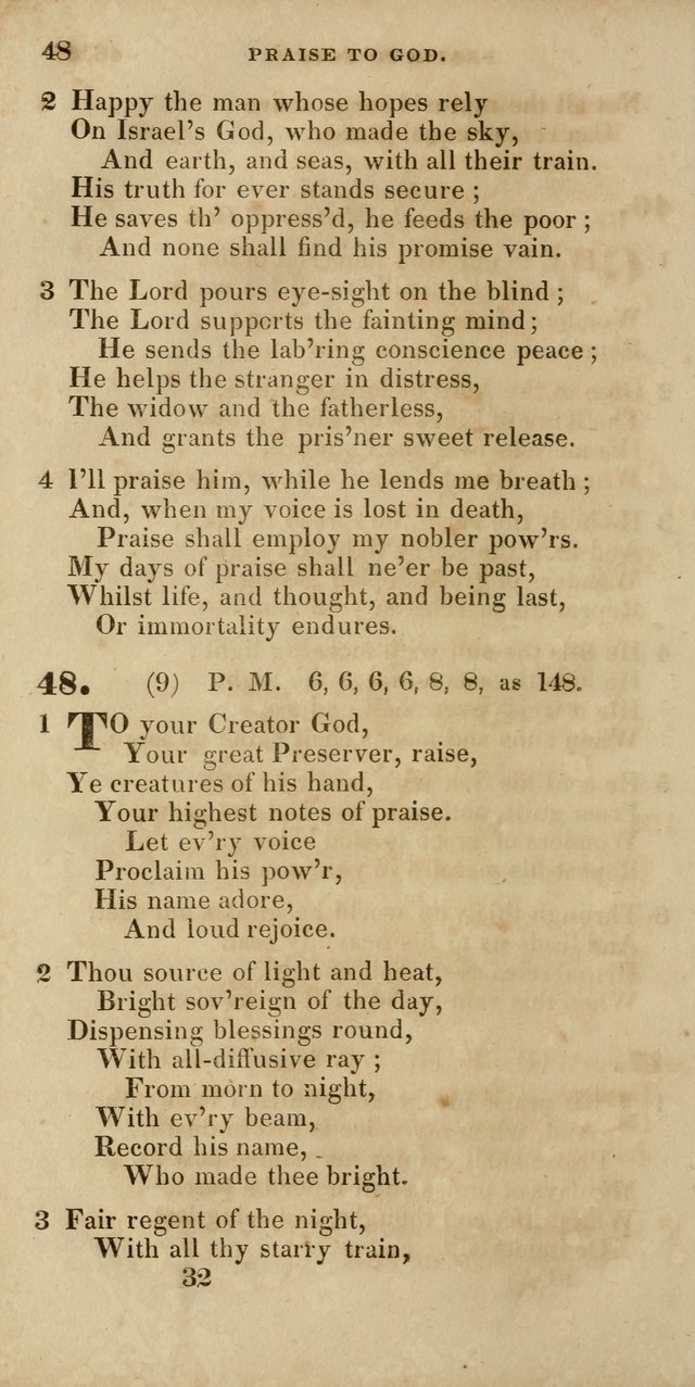 Hymns, Selected and Original, for Public and Private Worship page 32