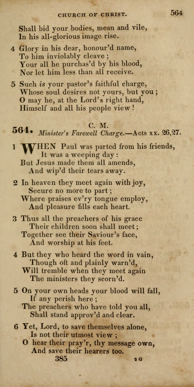 Hymns, Selected and Original, for Public and Private Worship page 389