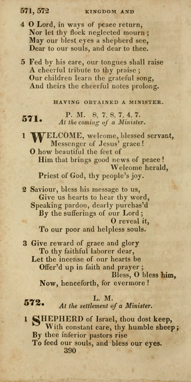 Hymns, Selected and Original, for Public and Private Worship page 394