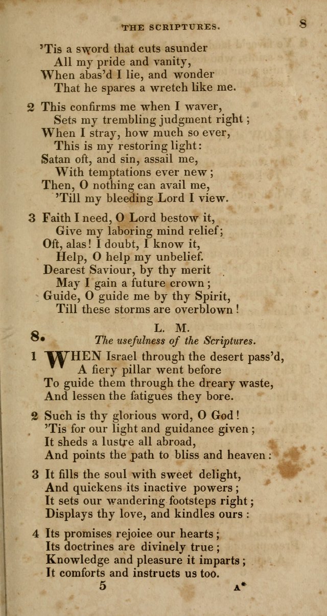 Hymns, Selected and Original, for Public and Private Worship page 5