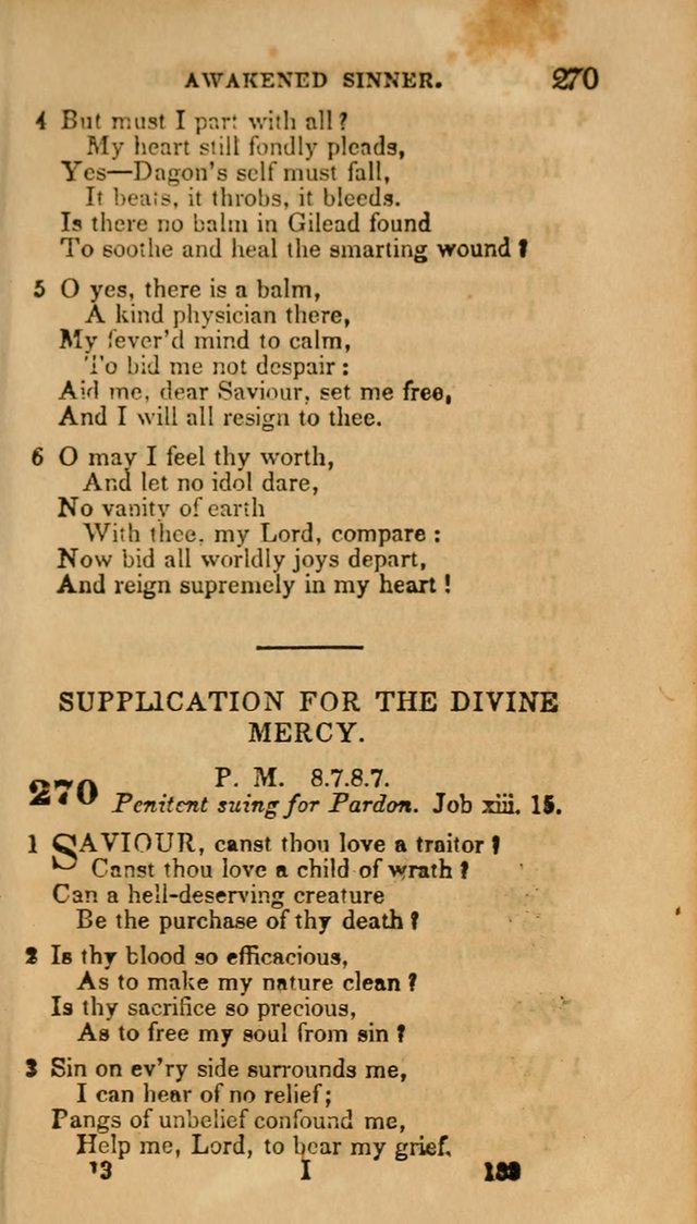 Hymns: selected and original, for public and private worship (30th ed.) page 183
