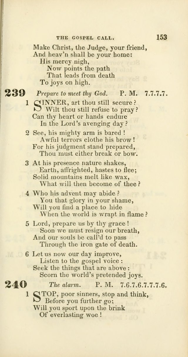 Hymns: selected and original, for public and private worship (60th ed., 1st rev. ed.) page 153