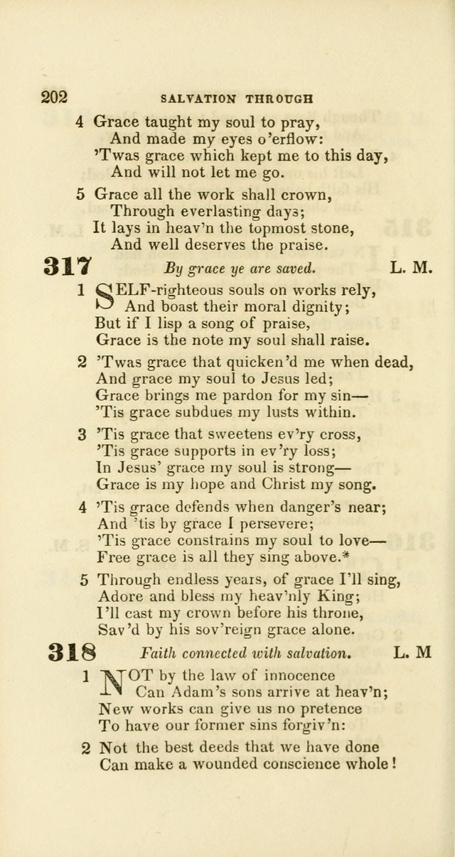Hymns: selected and original, for public and private worship (60th ed., 1st rev. ed.) page 202