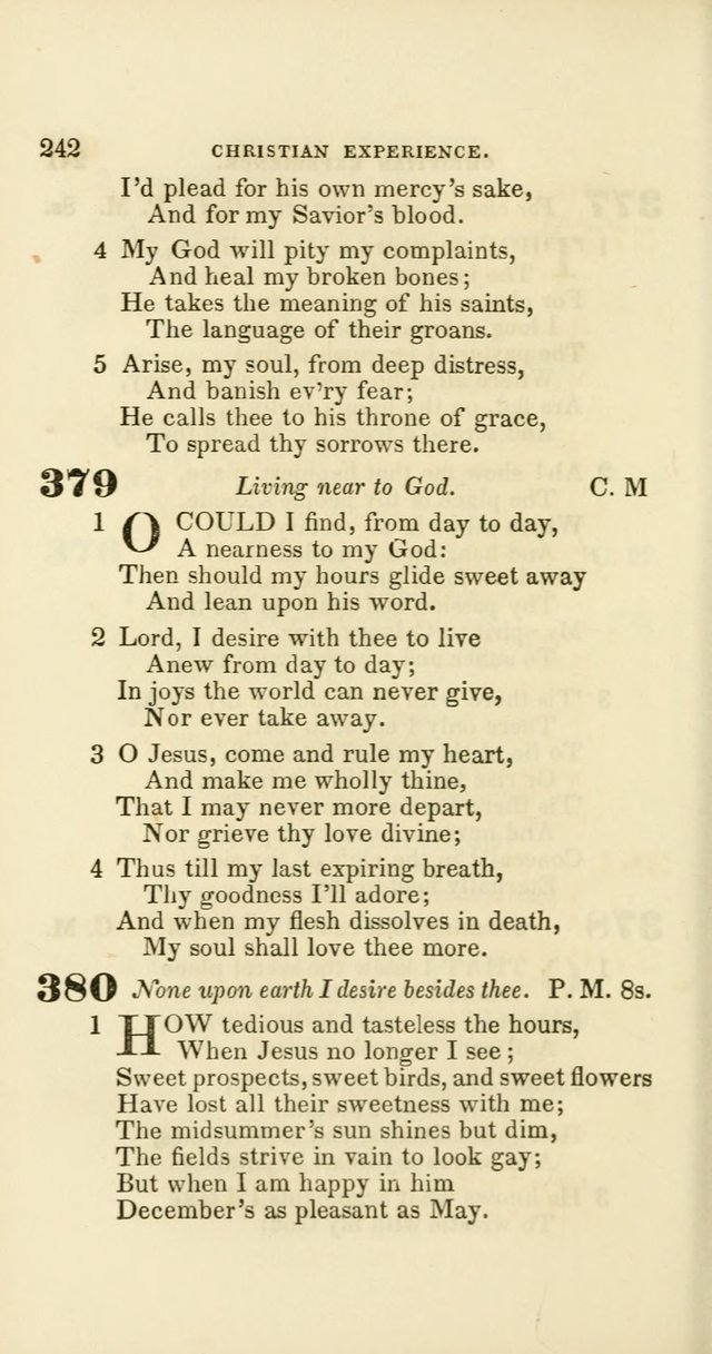 Hymns: selected and original, for public and private worship (60th ed., 1st rev. ed.) page 242