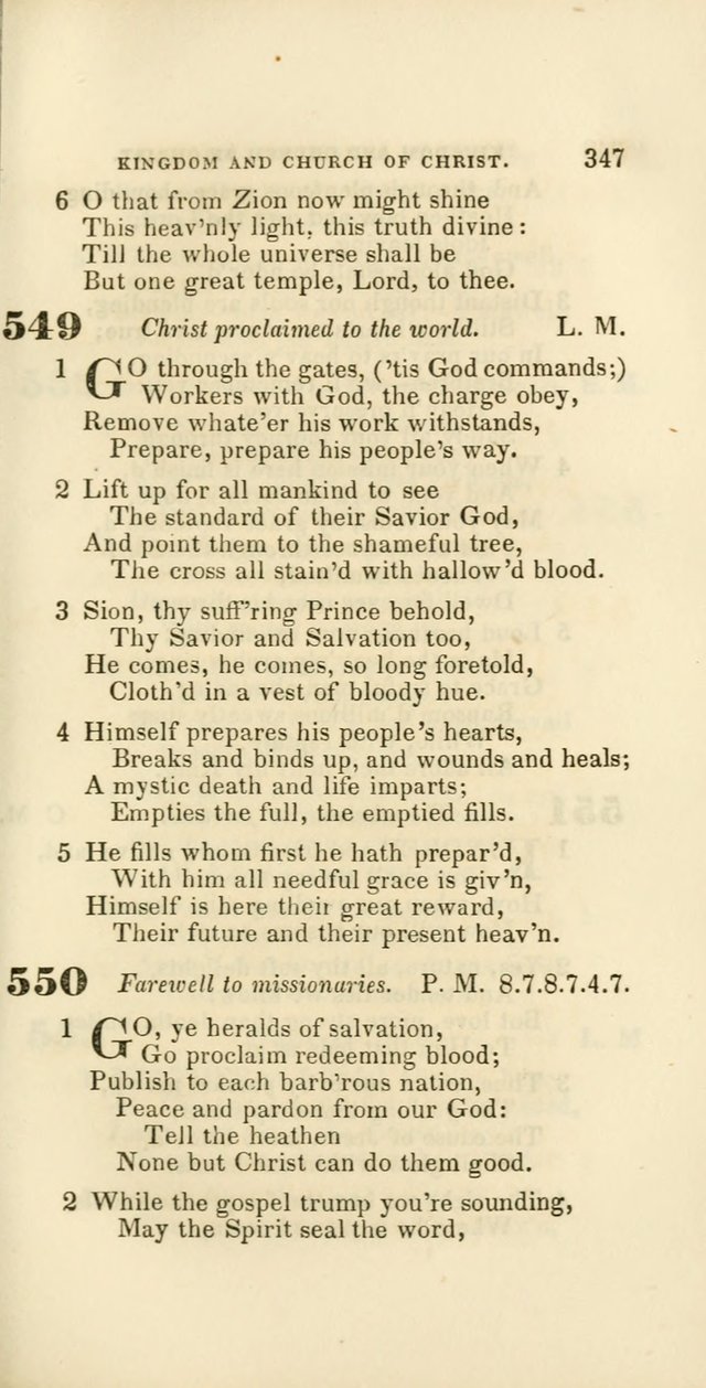Hymns: selected and original, for public and private worship (60th ed., 1st rev. ed.) page 347