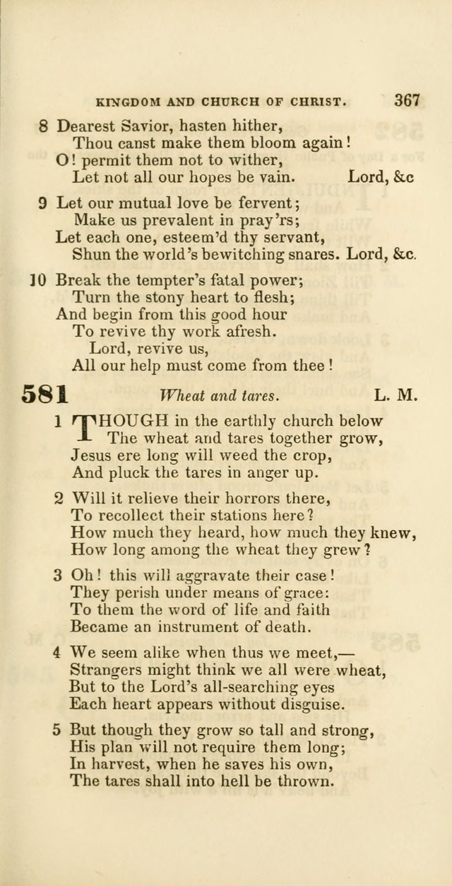 Hymns: selected and original, for public and private worship (60th ed., 1st rev. ed.) page 367