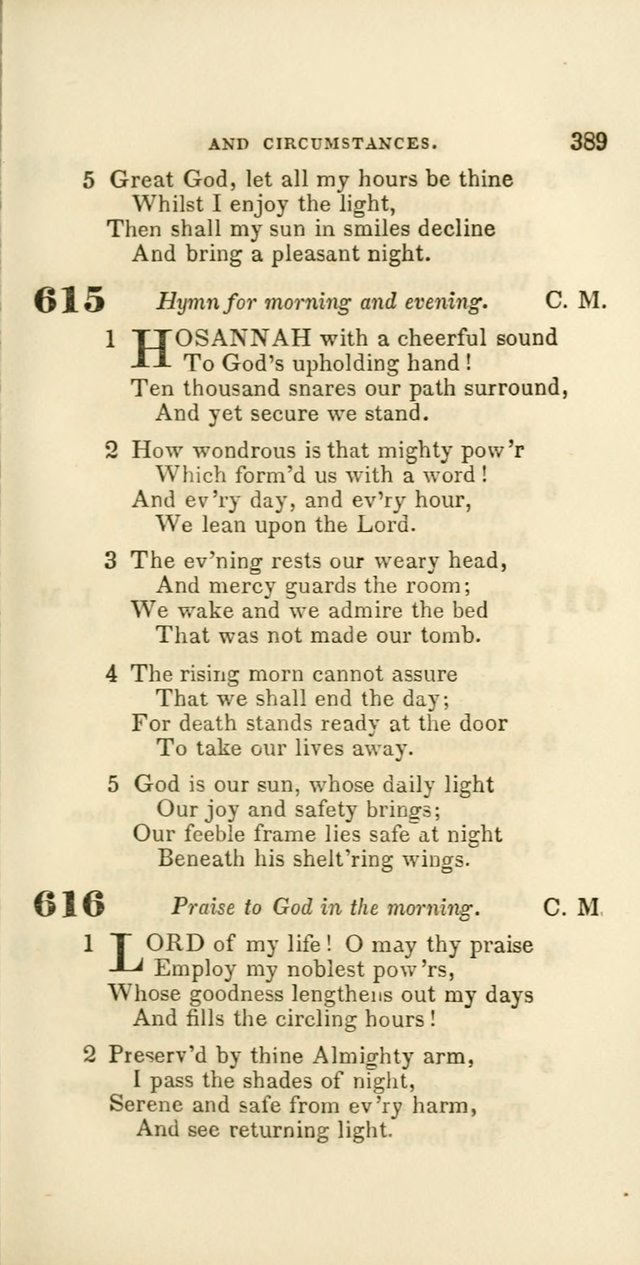 Hymns: selected and original, for public and private worship (60th ed., 1st rev. ed.) page 389