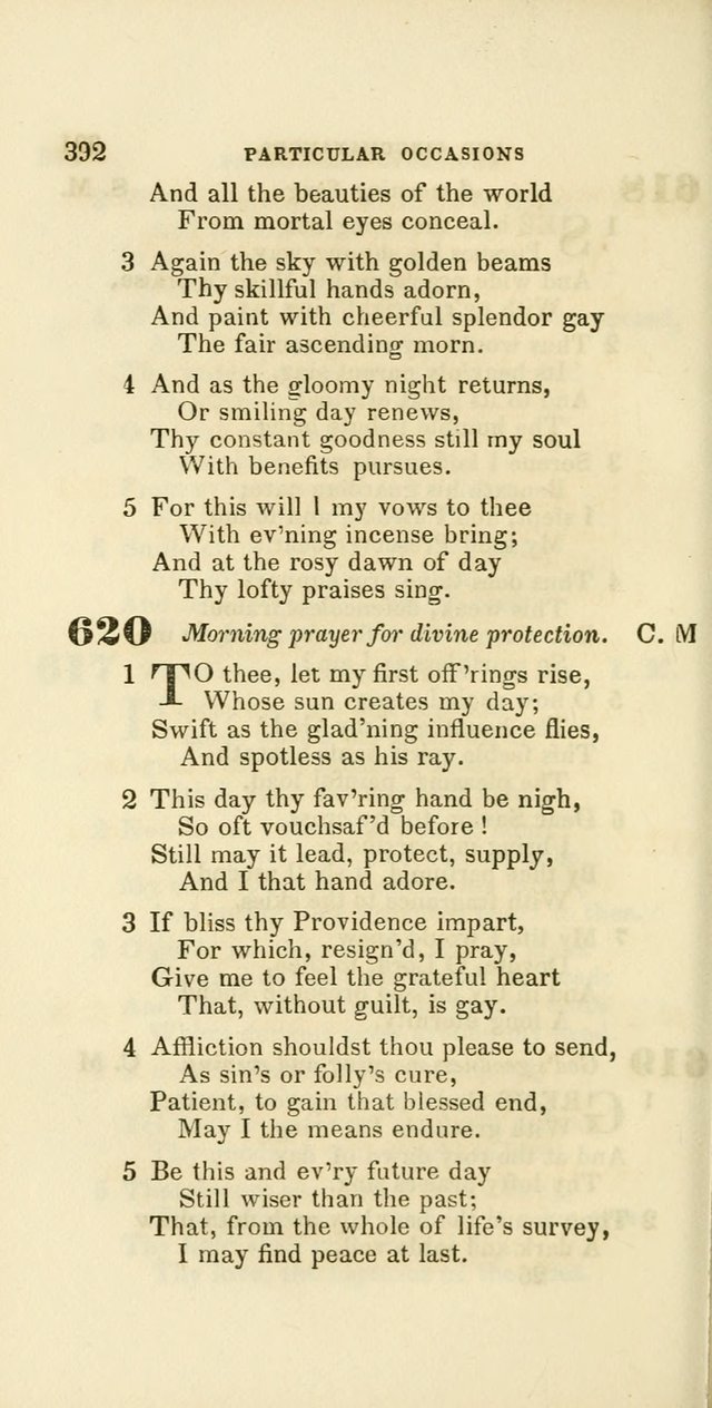 Hymns: selected and original, for public and private worship (60th ed., 1st rev. ed.) page 392