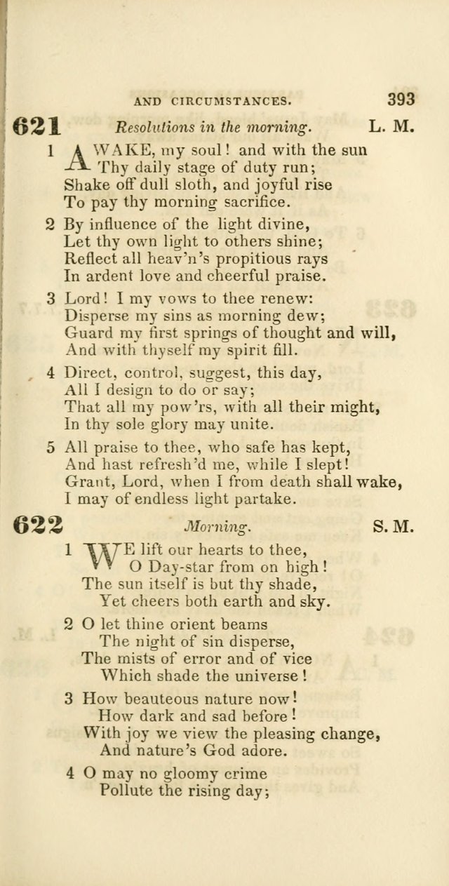 Hymns: selected and original, for public and private worship (60th ed., 1st rev. ed.) page 393