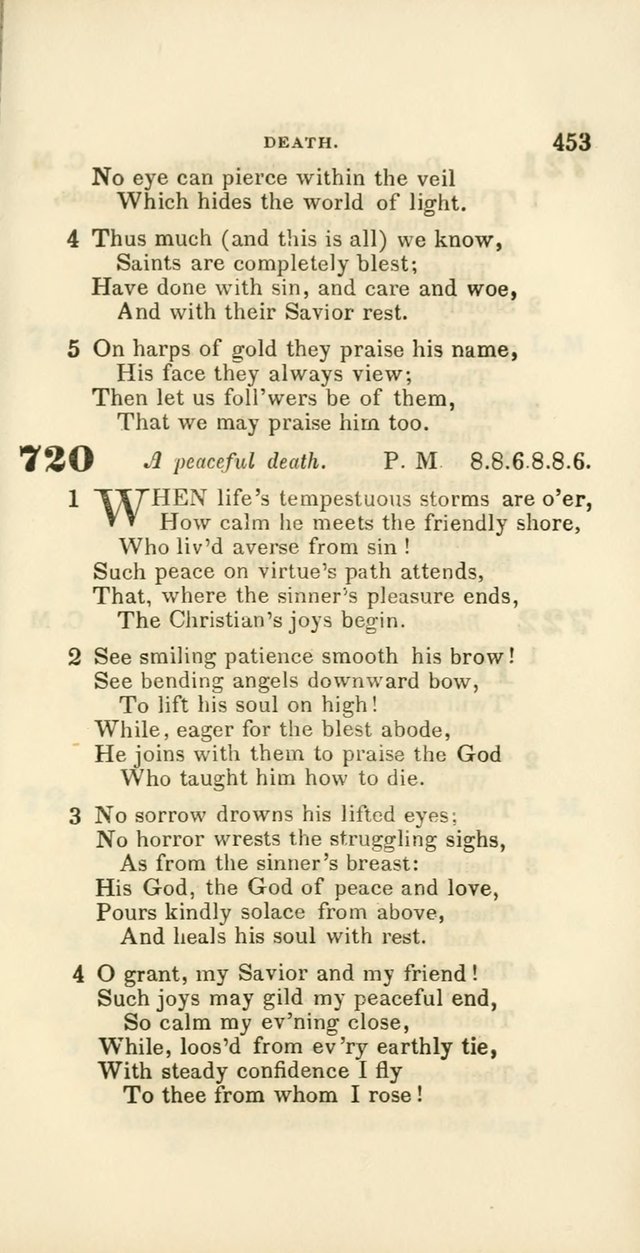 Hymns: selected and original, for public and private worship (60th ed., 1st rev. ed.) page 453