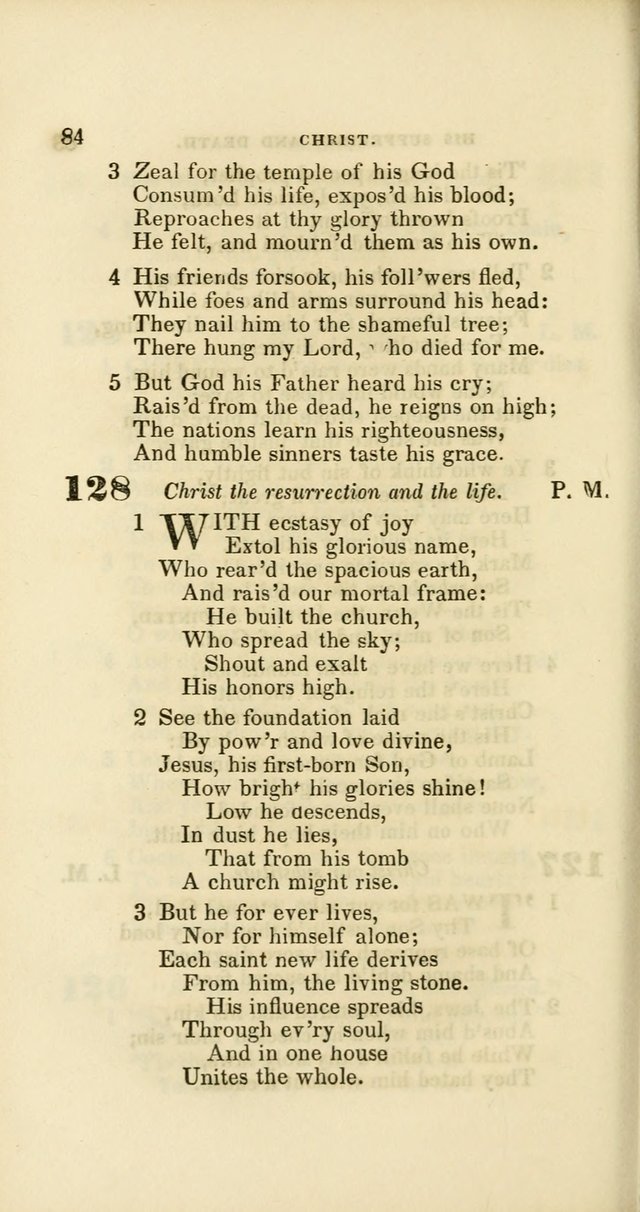Hymns: selected and original, for public and private worship (60th ed., 1st rev. ed.) page 84
