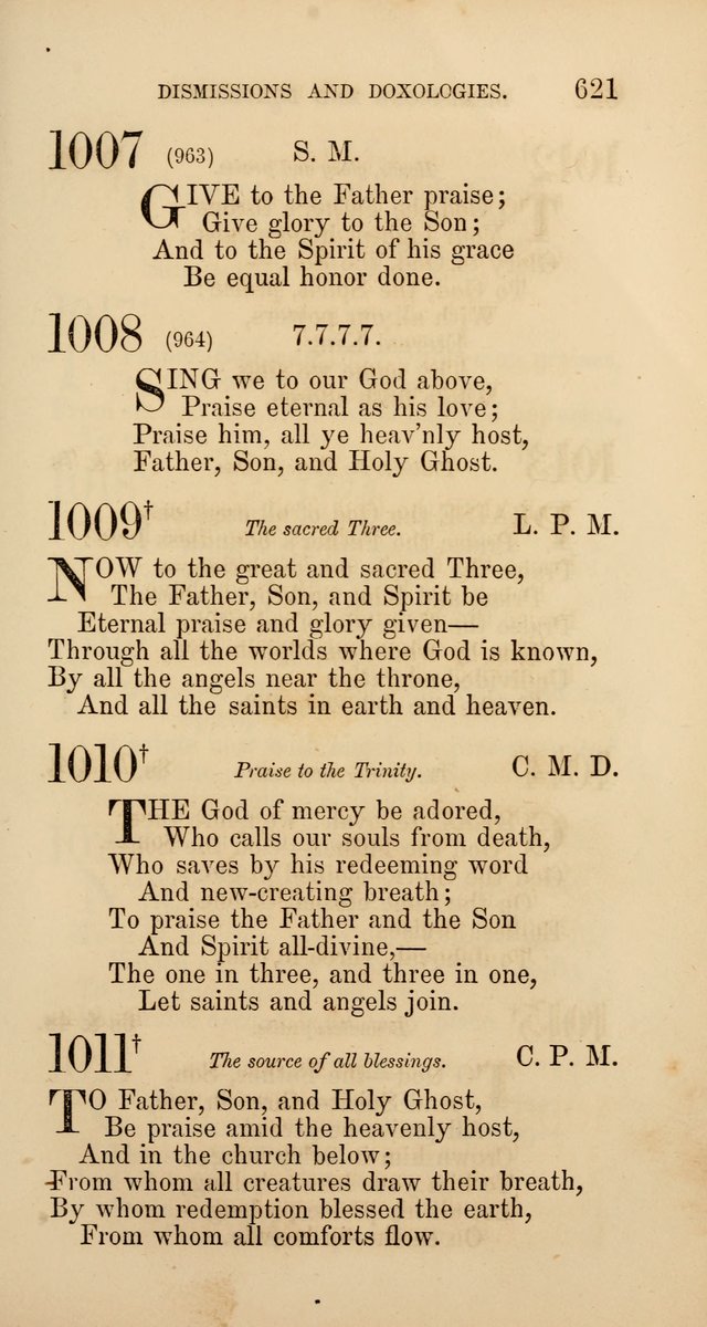 Hymns: selected and original, for public and  private worship (4th ed. 3rd rev. ed.) page 649