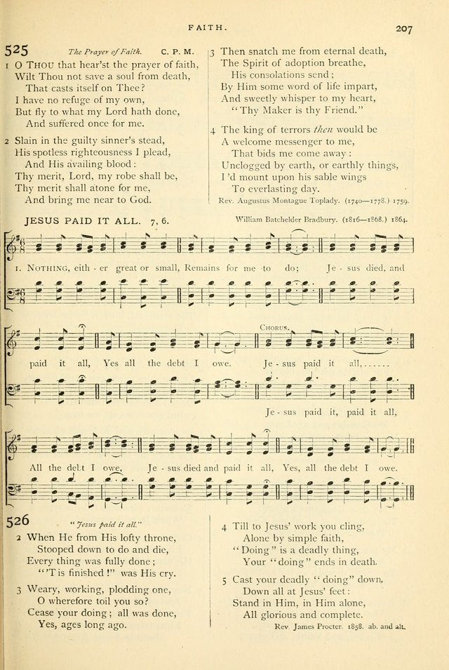 Hymns and Songs of Praise for Public and Social Worship page 209