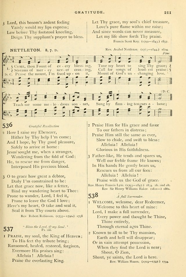 Hymns and Songs of Praise for Public and Social Worship page 213
