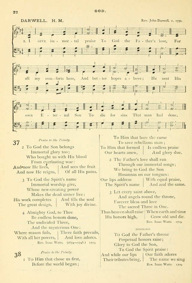 Hymns and Songs of Praise for Public and Social Worship page 22