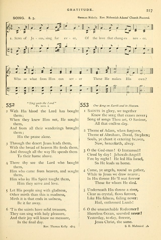 Hymns and Songs of Praise for Public and Social Worship page 221