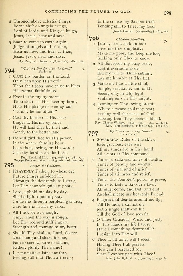 Hymns and Songs of Praise for Public and Social Worship page 315