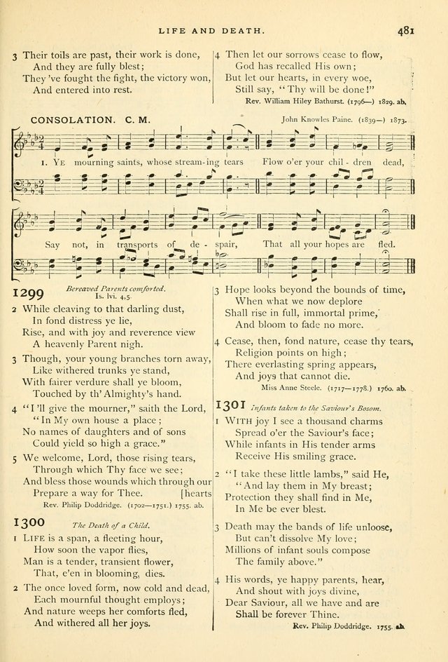 Hymns and Songs of Praise for Public and Social Worship page 489