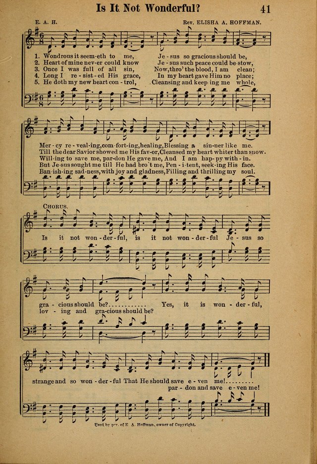 Hymns and Spiritual Songs page 41