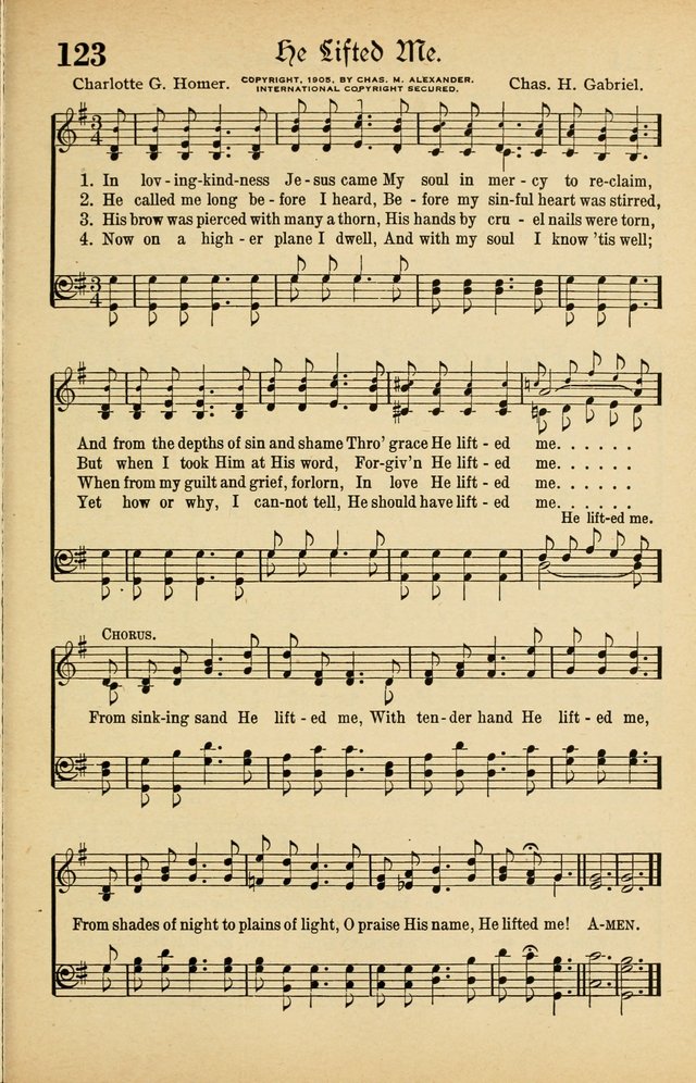 Hymns and Sacred Songs page 100