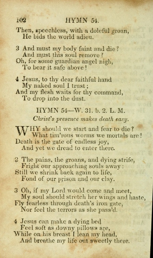 Hymns and Spiritual Songs, Original and Selected, for the Use of Christians. (8th ed.) page 103
