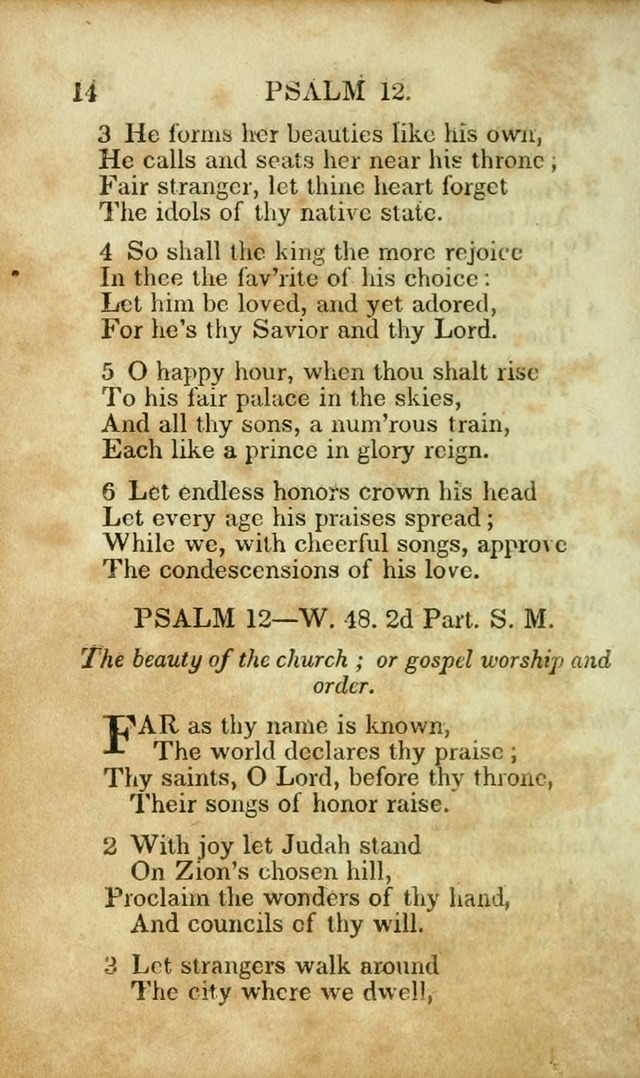 Hymns and Spiritual Songs, Original and Selected, for the Use of Christians. (8th ed.) page 11