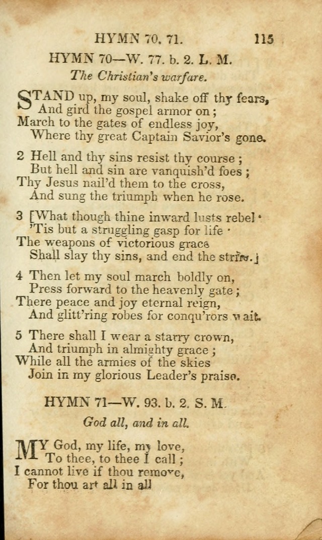 Hymns and Spiritual Songs, Original and Selected, for the Use of Christians. (8th ed.) page 118