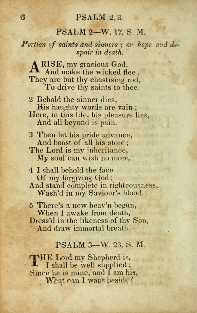 Hymns and Spiritual Songs, Original and Selected, for the Use of Christians. (8th ed.) page 3