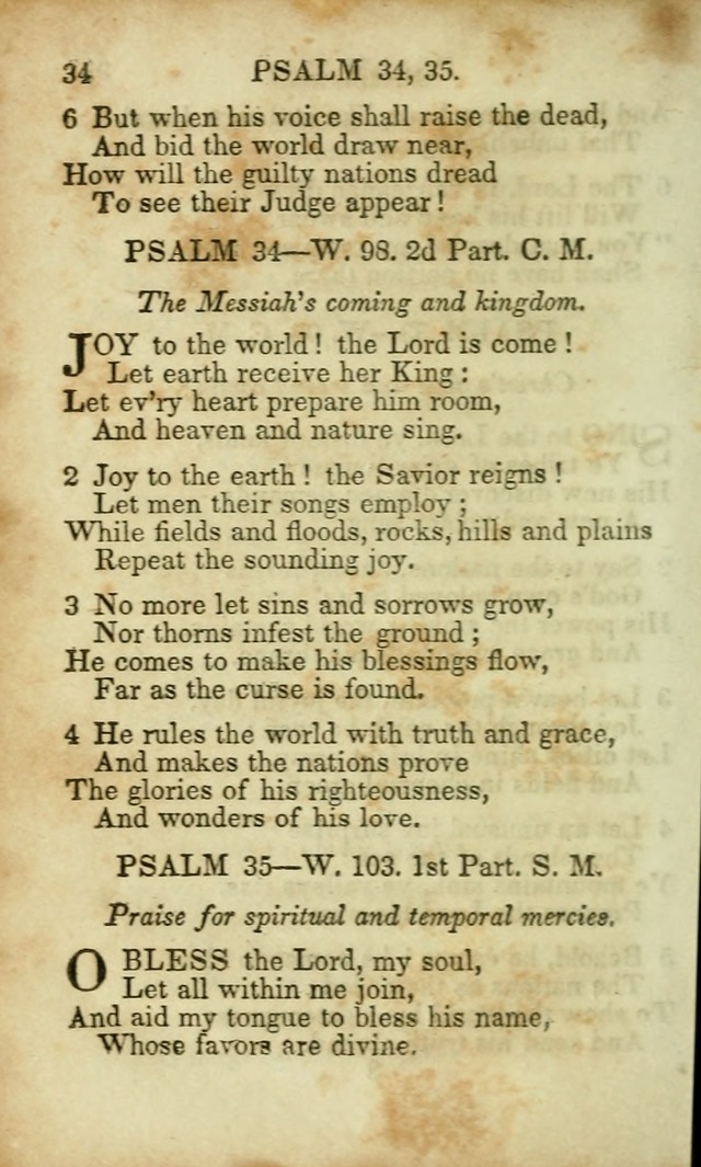 Hymns and Spiritual Songs, Original and Selected, for the Use of Christians. (8th ed.) page 31