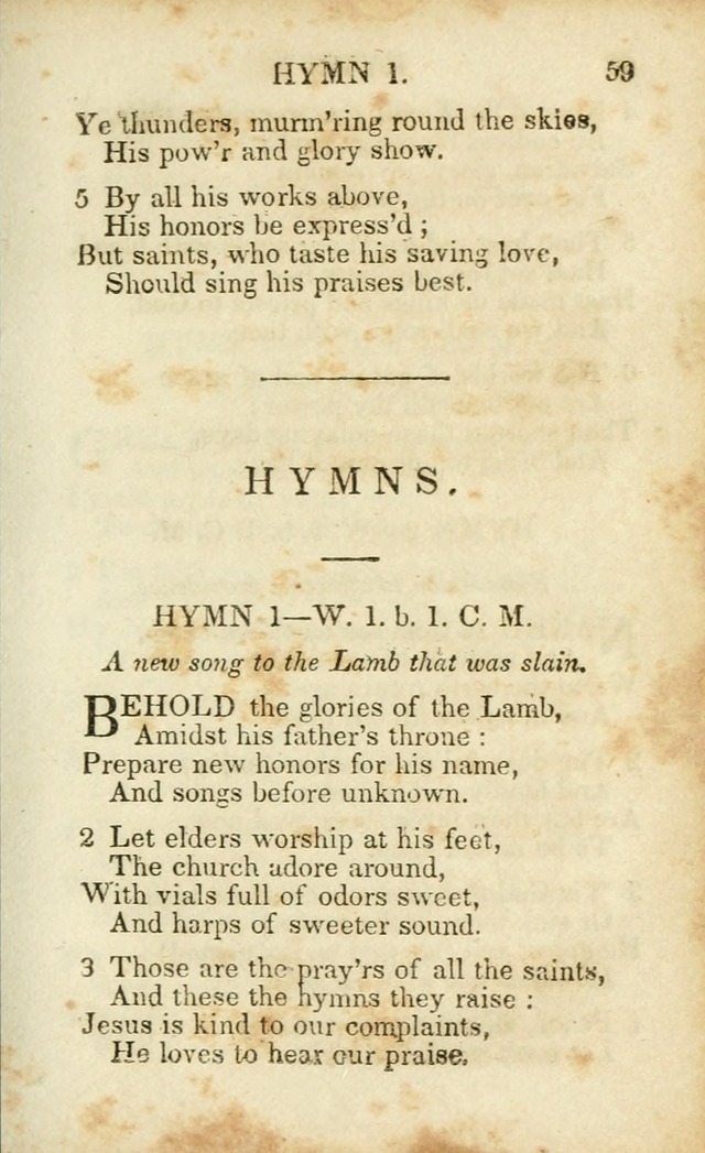Hymns and Spiritual Songs, Original and Selected, for the Use of Christians. (8th ed.) page 56