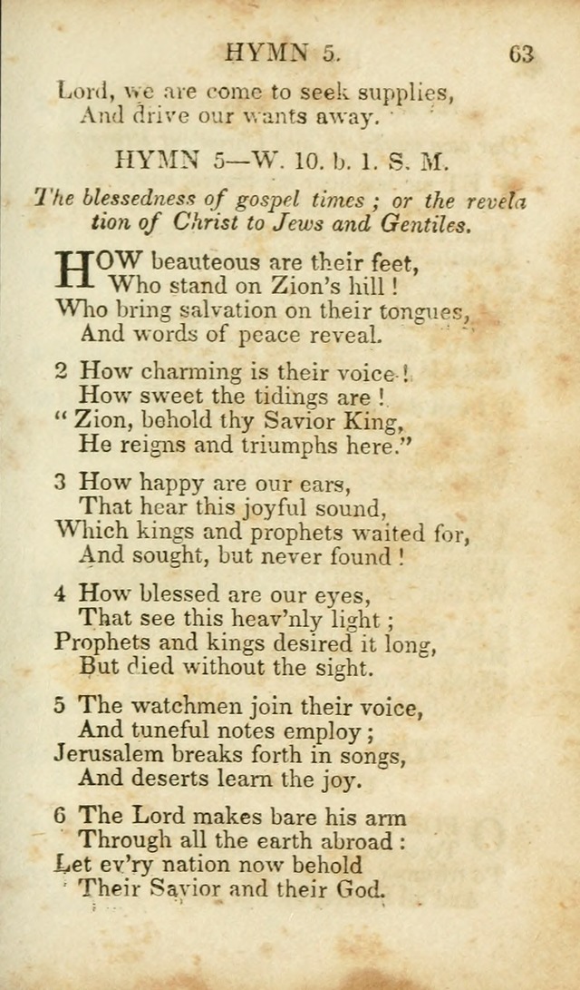Hymns and Spiritual Songs, Original and Selected, for the Use of Christians. (8th ed.) page 60