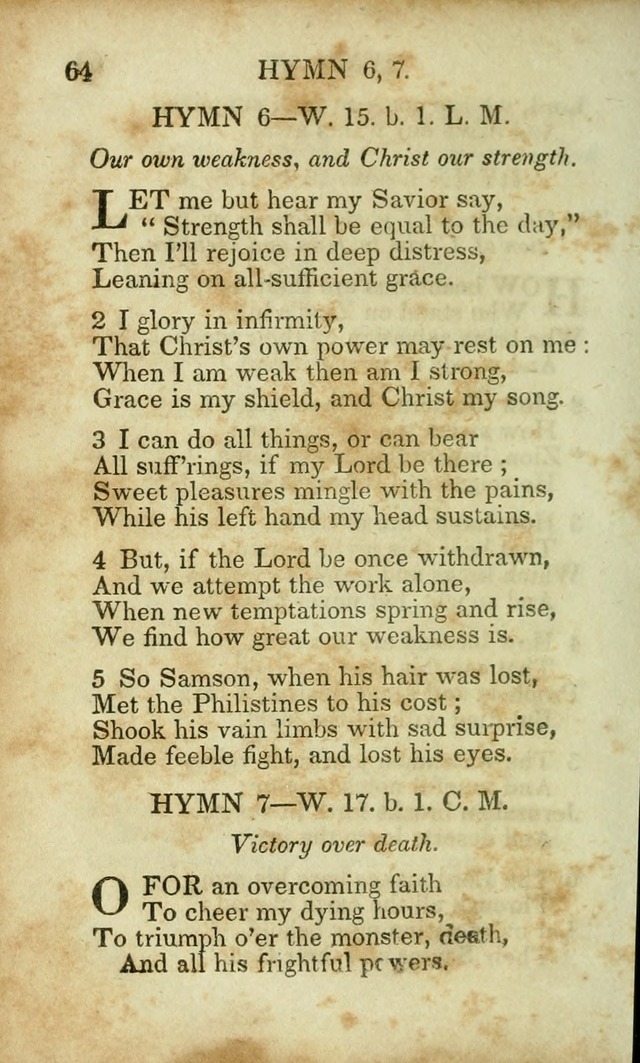 Hymns and Spiritual Songs, Original and Selected, for the Use of Christians. (8th ed.) page 61