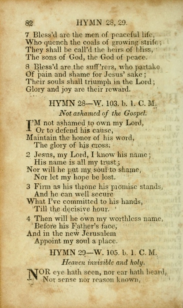 Hymns and Spiritual Songs, Original and Selected, for the Use of Christians. (8th ed.) page 83