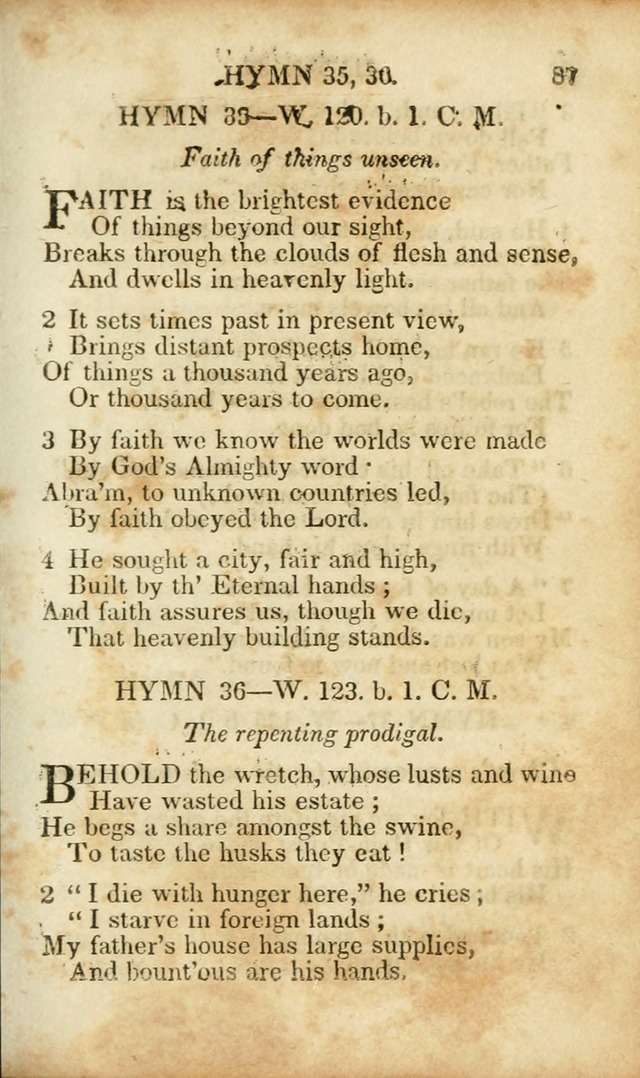 Hymns and Spiritual Songs, Original and Selected, for the Use of Christians. (8th ed.) page 88